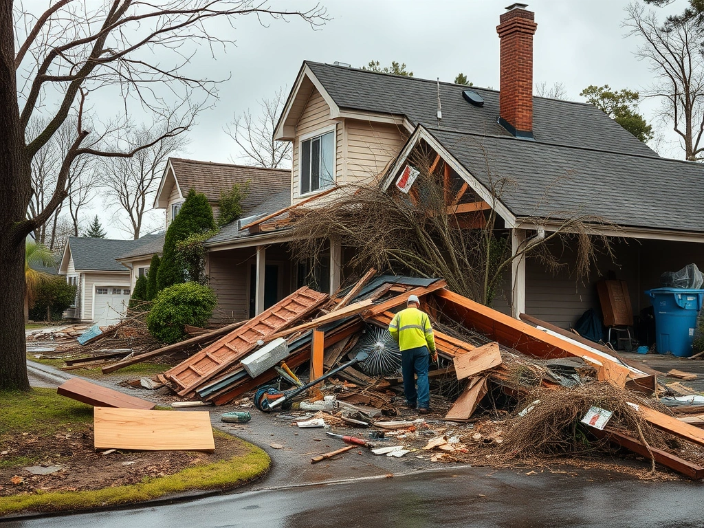 Storm and Natural Disaster Damage Cleanup