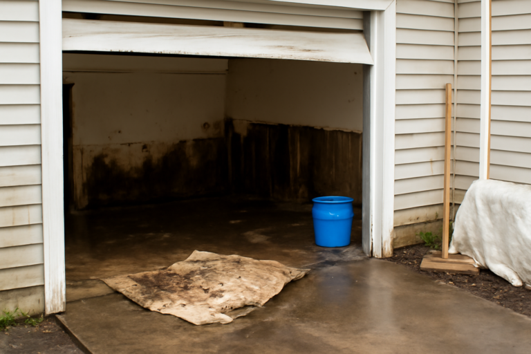 Garage Water Damage Cleanup