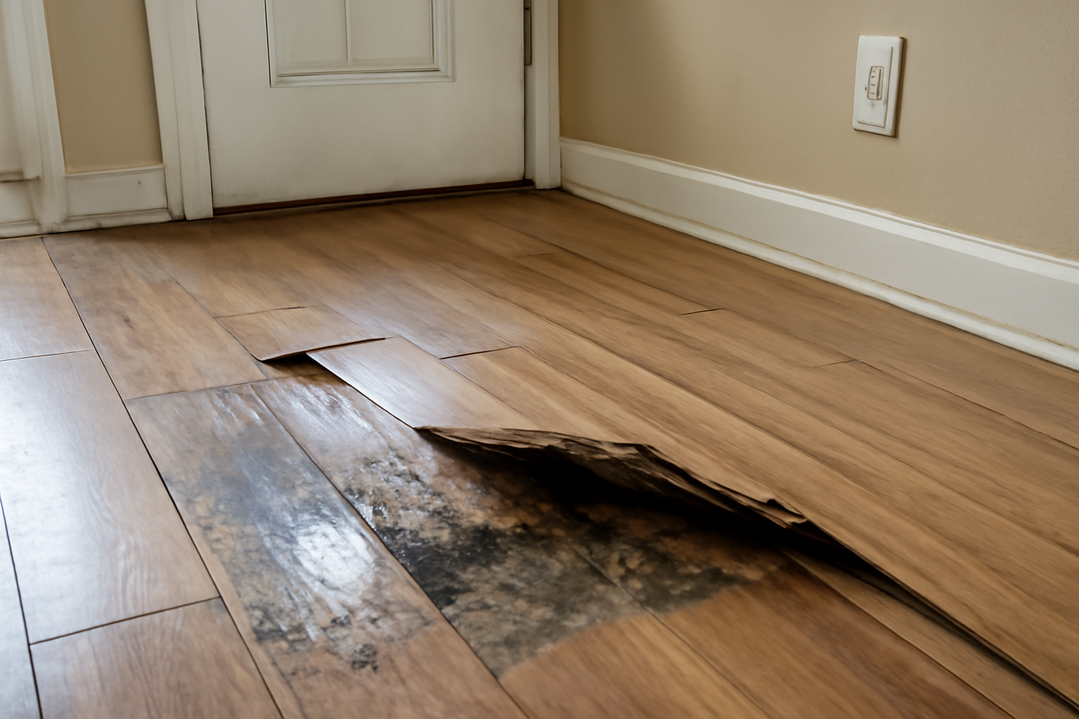 Laminate Floor Water Damage Restoration in Deer Flat, ID